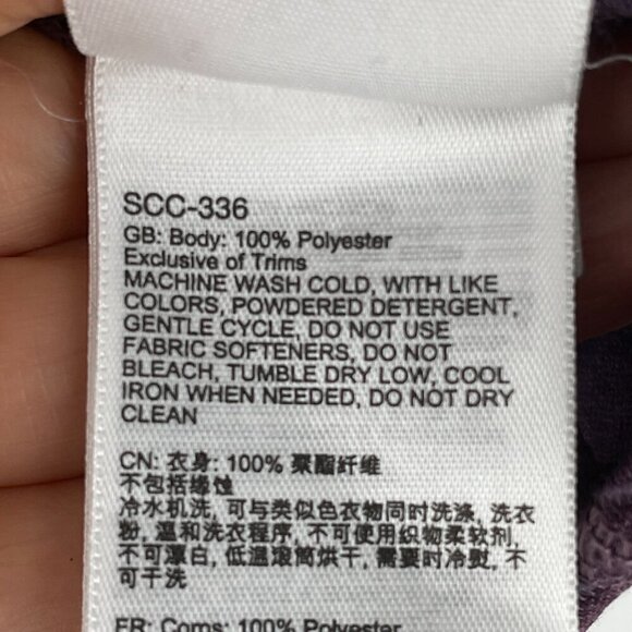 Marmot Women 's Annie Purple Long Sleeve Quilted Jacquard Cowl Neck Pullover S - Picture 9 of 10